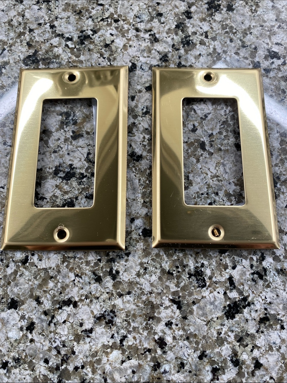 Mulberry Polished Brass Decorative Wall Plate • 2 Included